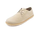 Pies Sucios Haru, Zapatos Minimalistas (Beige 43 EU)