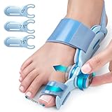 Tech Love Corrector De Juanetes,Enderezador Del Dedo Gordo Del Pie, Férula Para Juanetes, Corrector De Dedos En Martillo Para El Alivio De Juanetes Unisex Azul